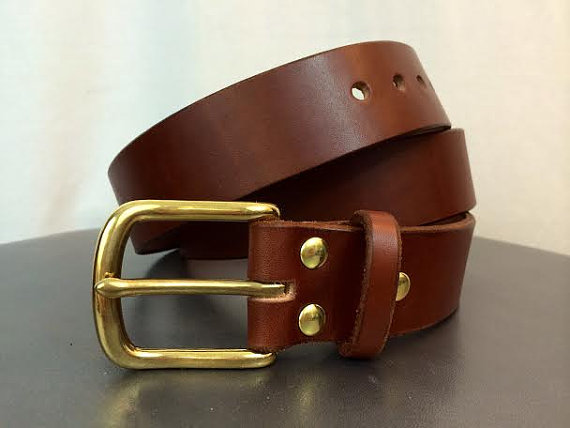 Champlain Leather Belt in Brown – Champlain Leather